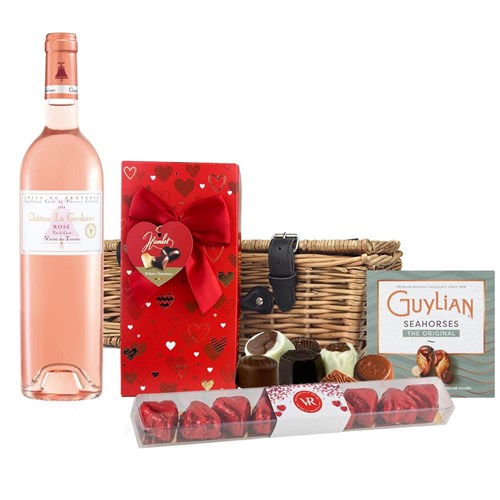 Chateau la Gordonne Verite du Terroir Rose Wine And Chocolate Love You Hamper